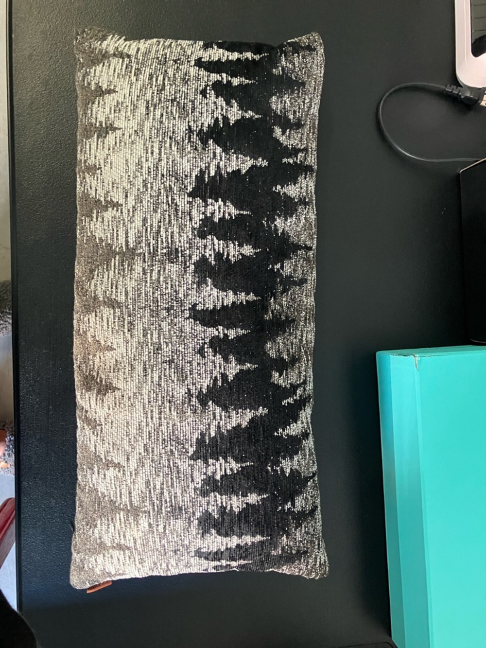 Missoni Home Black and Gray Textured Accent Pillow
